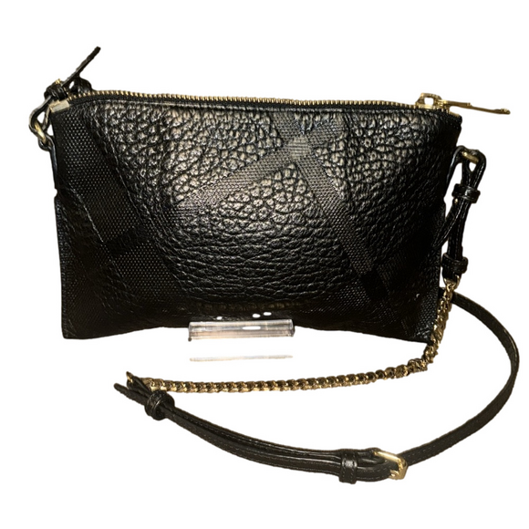 BURBERRY PEYTON EMBOSSED LEATHER CROSSBODY Bag - Picture 2 of 7